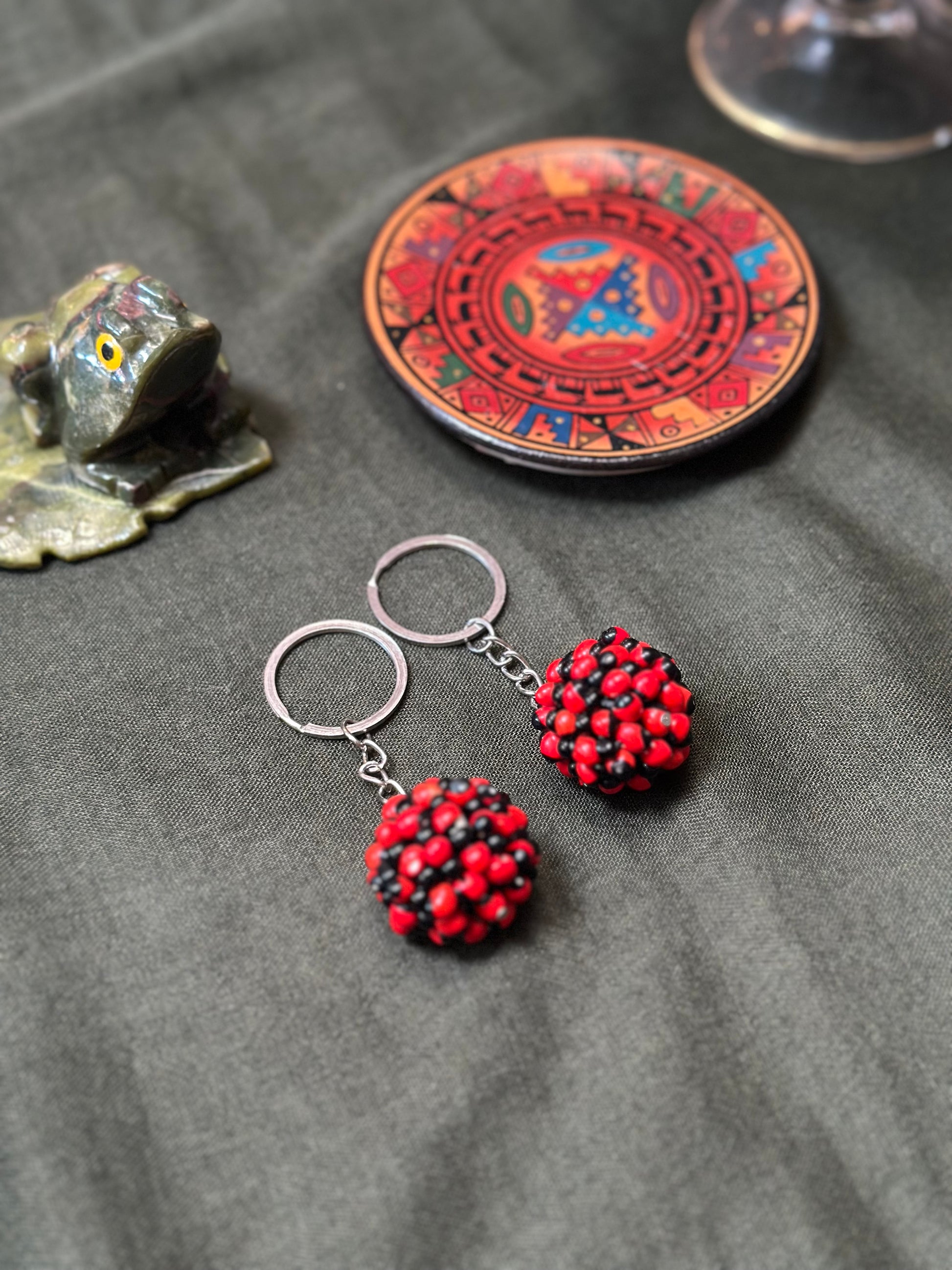 Huayruro Keychain