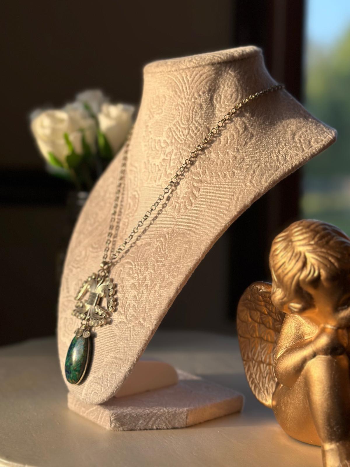 Azurite-Malachite Handmade Necklace