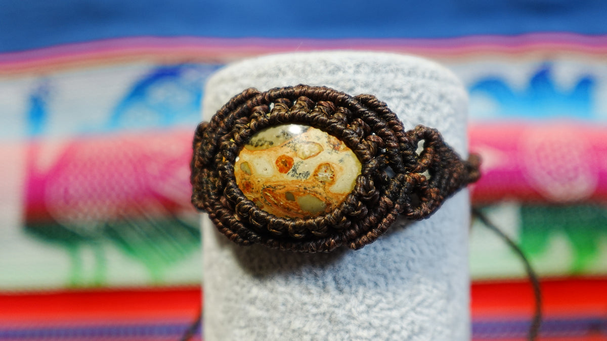 Macramé Crystal Bracelets — Handmade Peruvian, One of a Kind Natural Stones