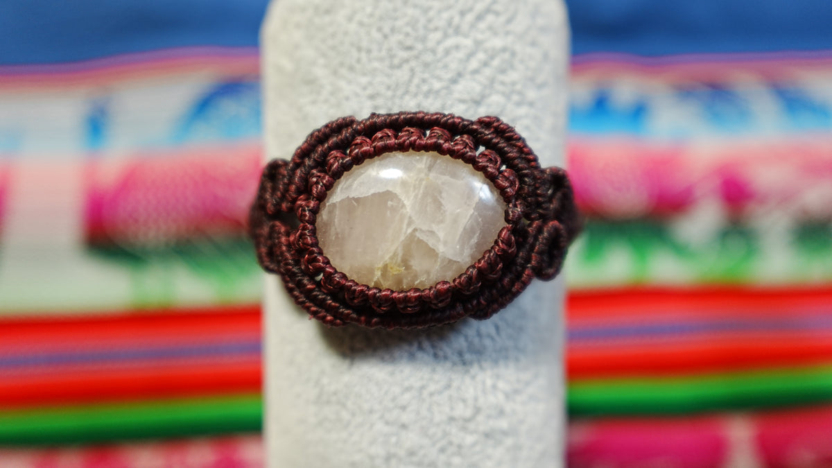 Macramé Crystal Bracelets — Handmade Peruvian, One of a Kind Natural Stones
