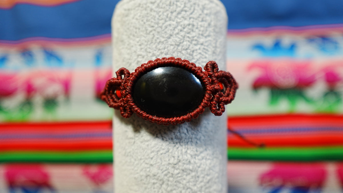 Macramé Crystal Bracelets — Handmade Peruvian, One of a Kind Natural Stones