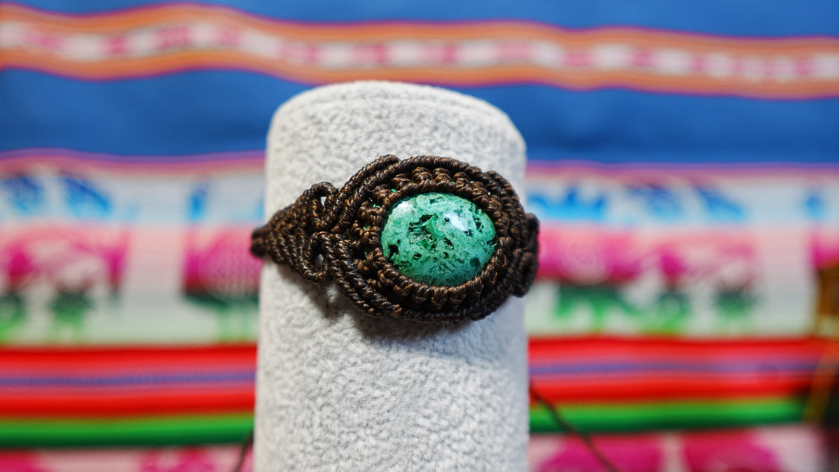 Macramé Crystal Bracelets — Handmade Peruvian, One of a Kind Natural Stones