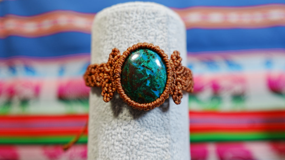 Macramé Crystal Bracelets — Handmade Peruvian, One of a Kind Natural Stones